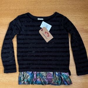 Appaman Sparkle Black Valley Top